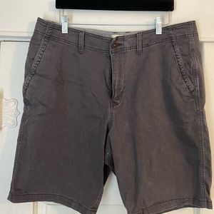 Men’s Lucky Brand shorts. 9” inseam. Grey in color